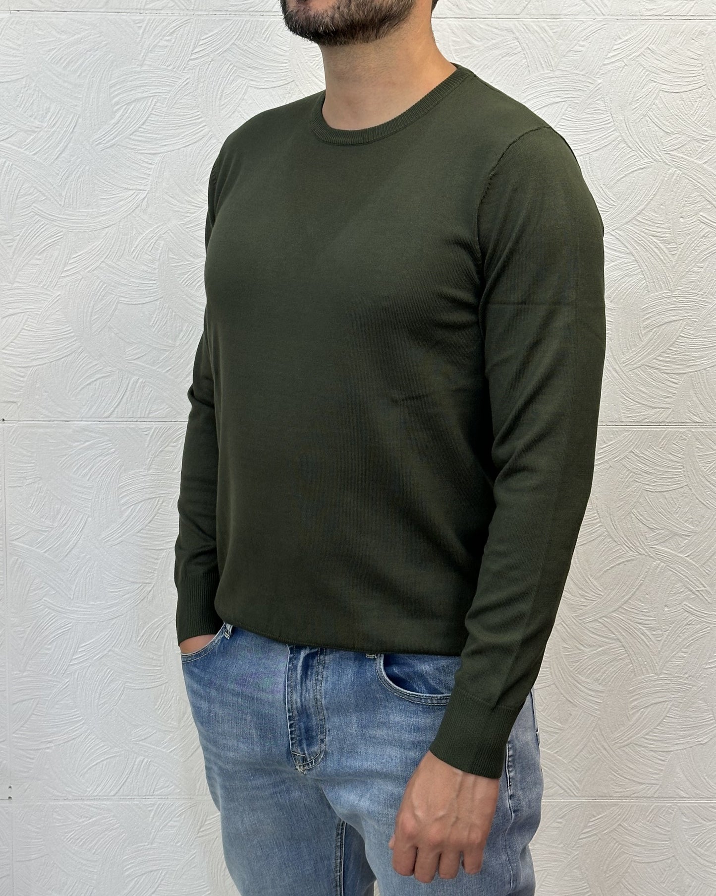 MAGLIA GIROCOLLO " UGF 3600" VERDE