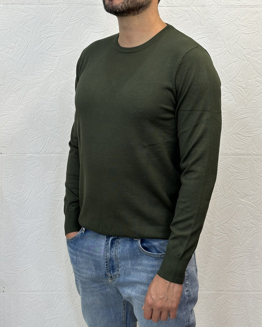 MAGLIA GIROCOLLO " UGF 3600" VERDE