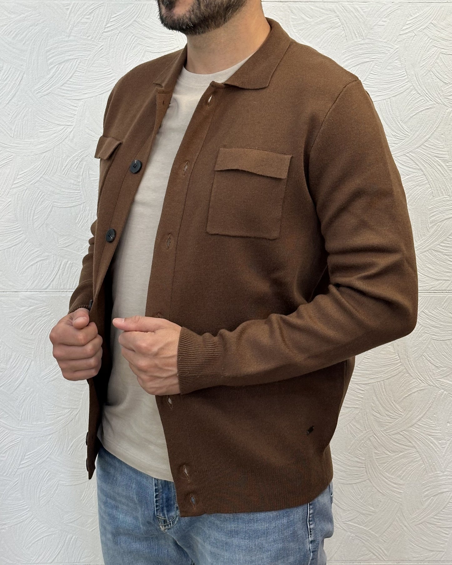 CARDIGAN " UGF 3668" BRUCIATO