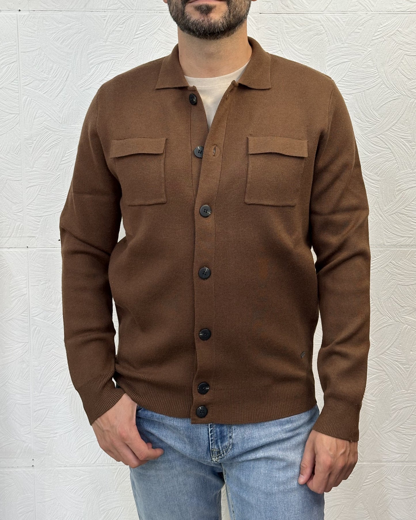 CARDIGAN " UGF 3668" BRUCIATO
