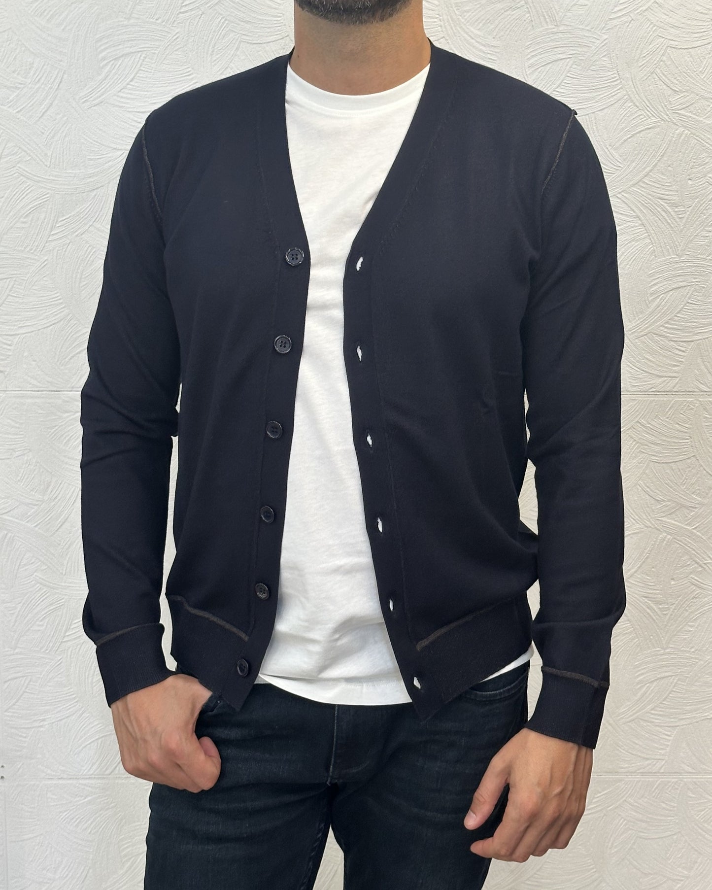 CARDIGAN C589 NAVY