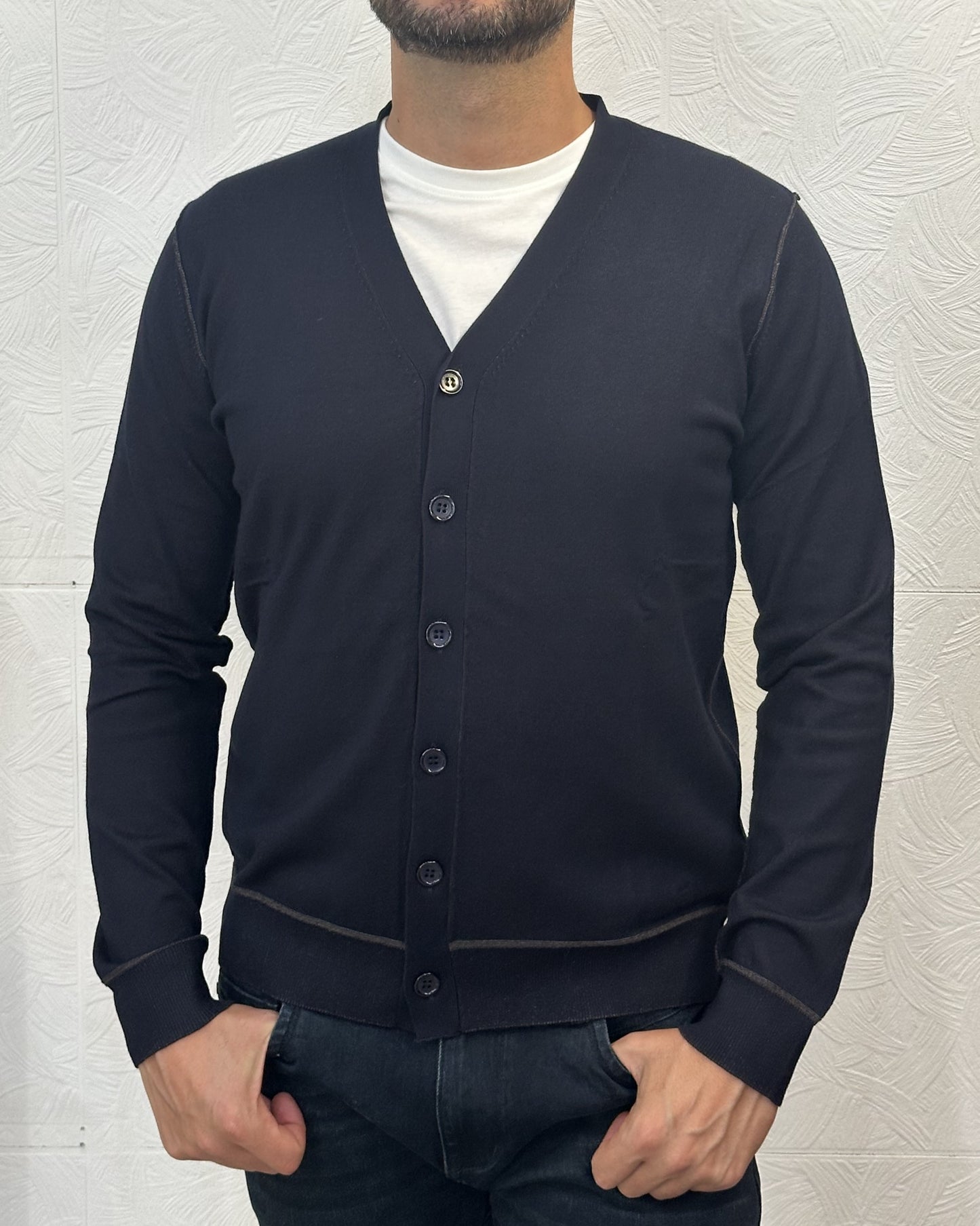 CARDIGAN C589 NAVY