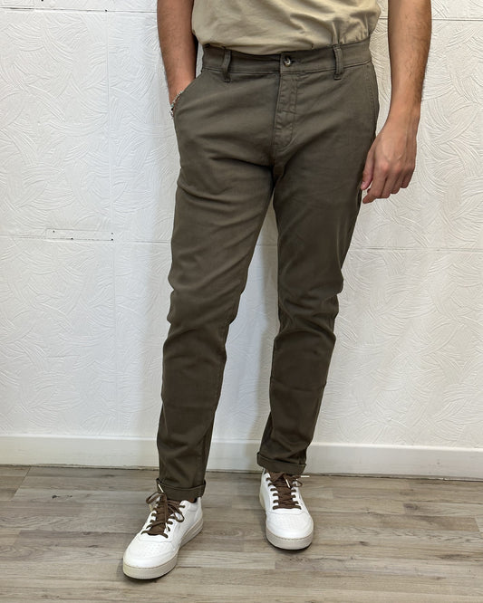 PANTALONE GABARDINE " UGP 3751" MILITARE