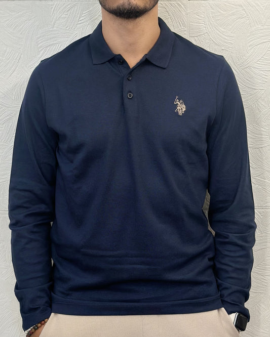 POLO M.LUNGA RILEY 177012 NAVY