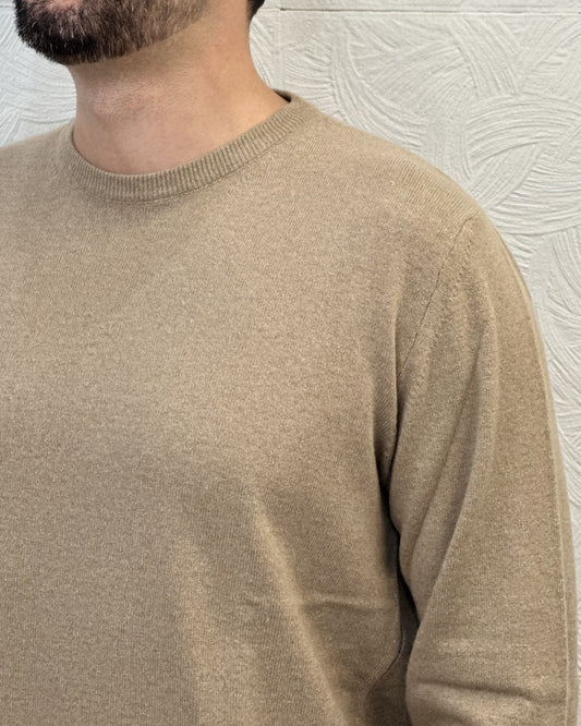 MAGLIA GIROCOLLO CASHMERE 1505 NOCE