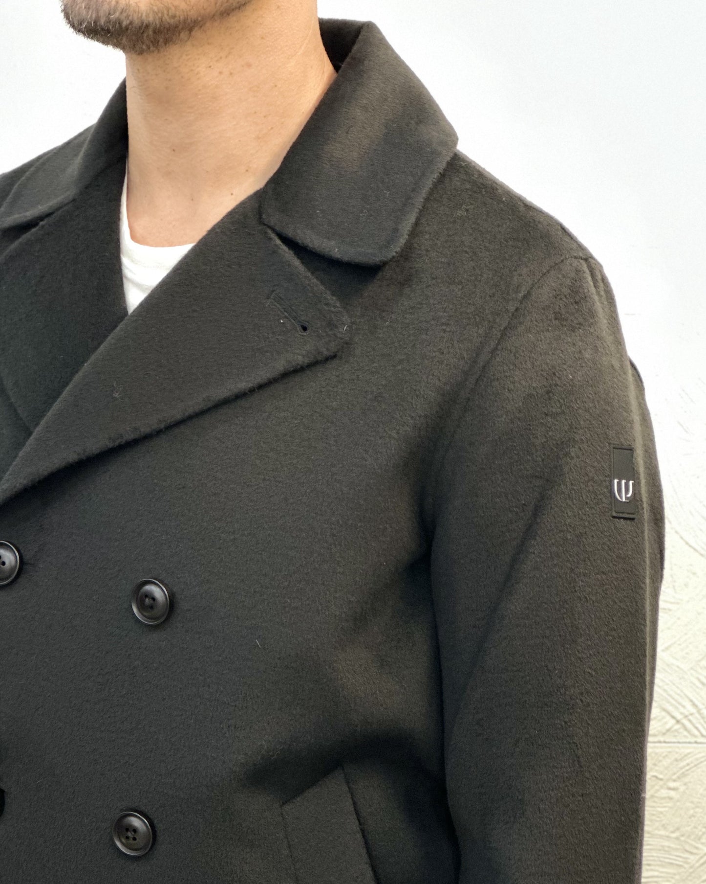 CAPPOTTO DOPPIOPETTO C614 NERO