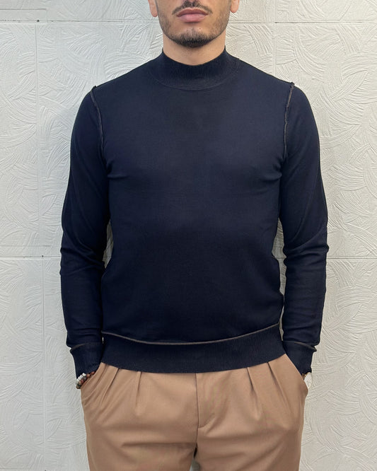 MAGLIA LUPETTO C591 NAVY