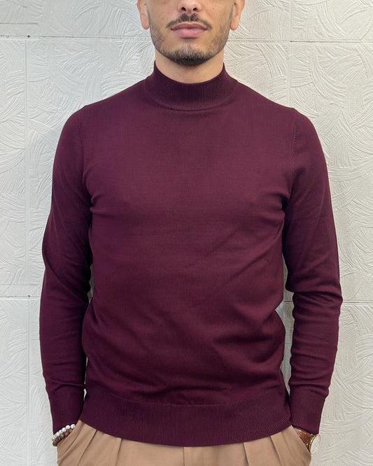 MAGLIA LUPETTO UGF 3602 BORDEAUX