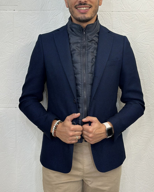 GIACCA GIUBBOTTO G094 NAVY