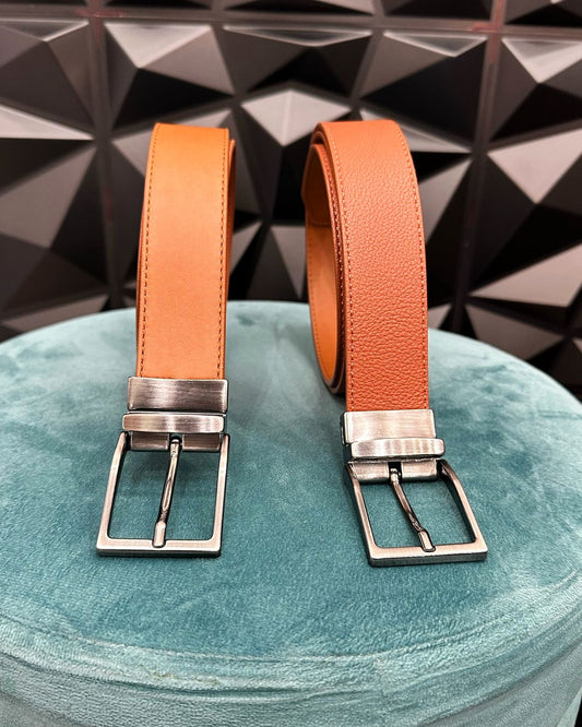 CINTURA DOUBLE "DALLAS 2644M" COGNAC