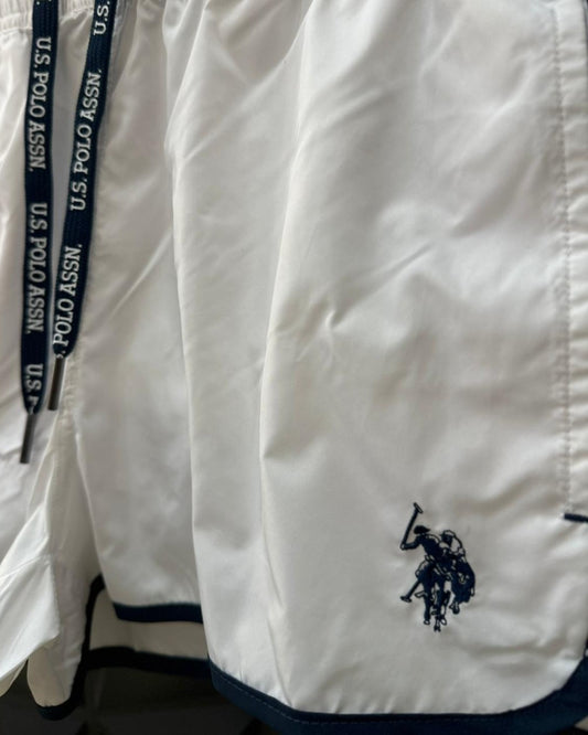 BOXER MARE  PALM 182017 BIANCO