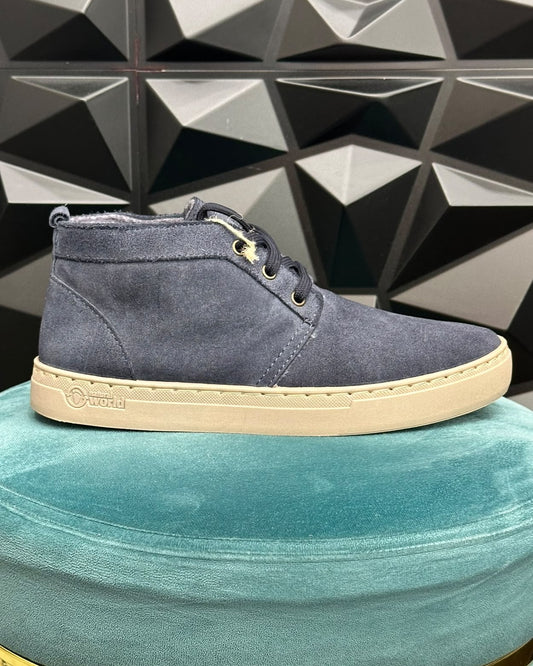 SCARPA POLACCHINA "6722" BLU MARINO