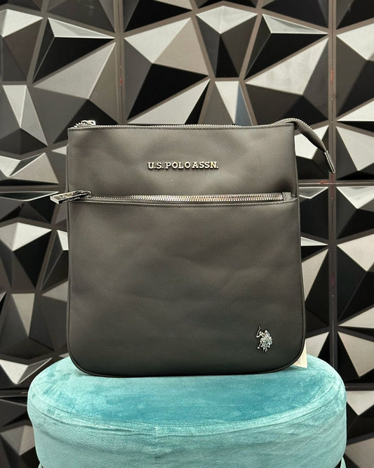 BORSA TRACOLLA " ASPEN 8738M" BLACK