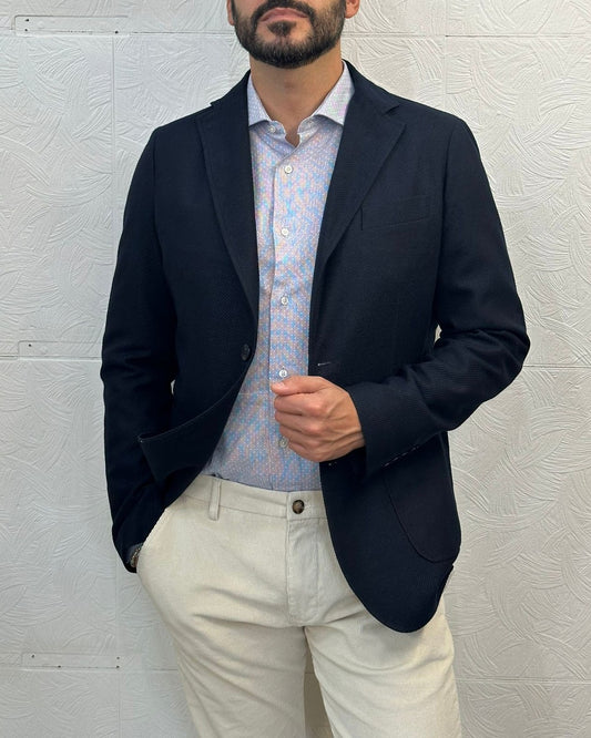 GIACCA TES5 04 NAVY