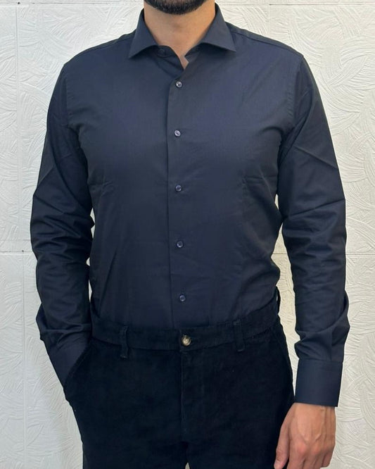 CAMICIA ASC387 F120 1802 NAVY