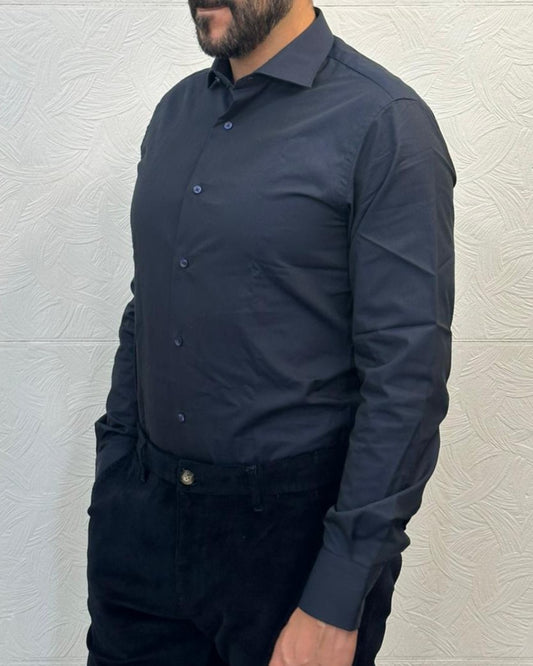 CAMICIA ASC387 F120 1802 NAVY
